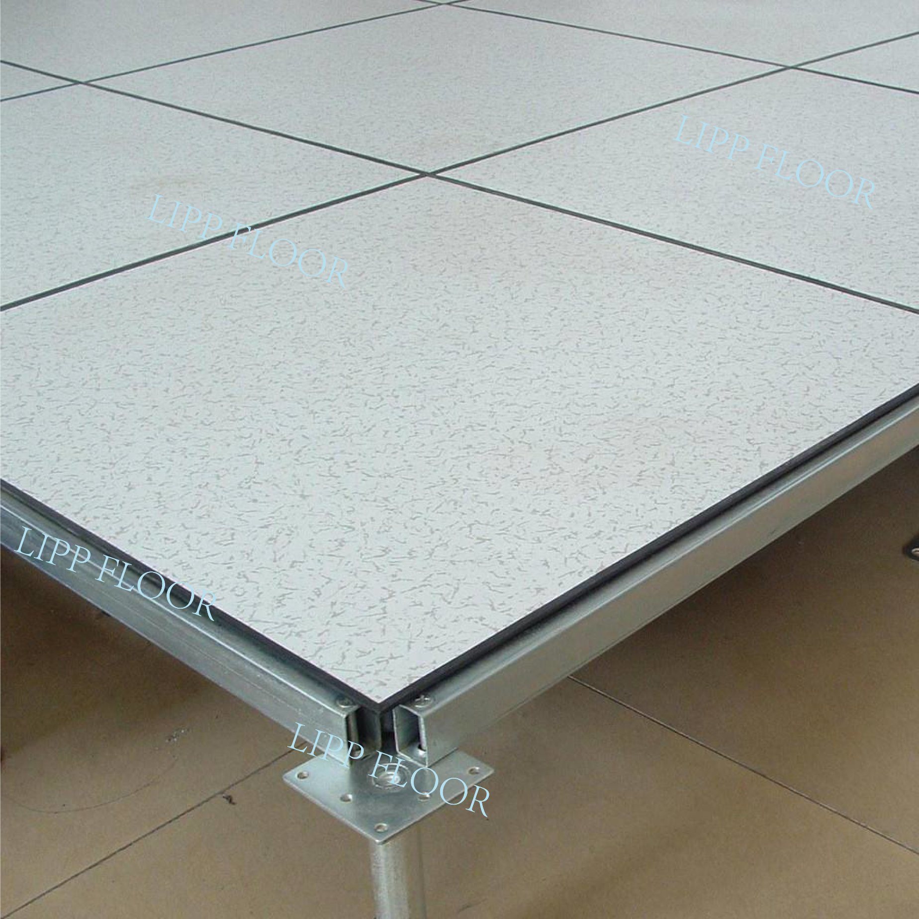 Building Material ESD Antistatic All Steel Cementitious Raised Access Floor